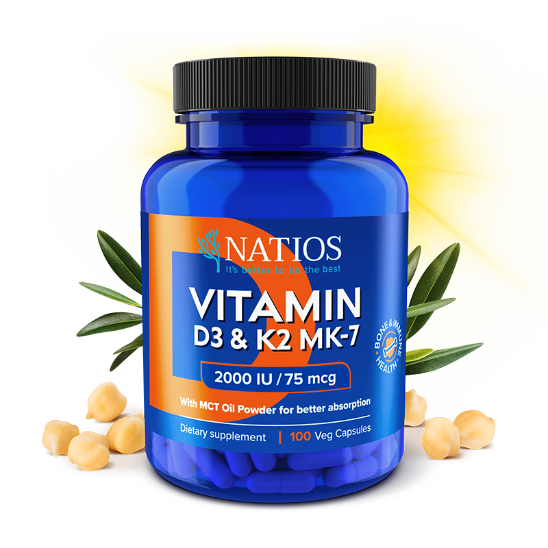 Natios Vitamín D3 + K2